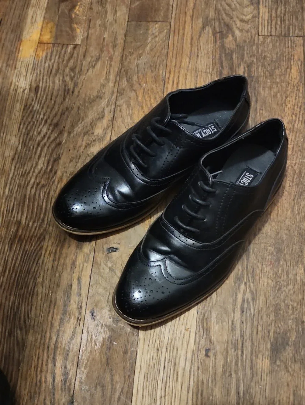 Stacy Adams Kids' Dunbar Wingtip Oxford shoes, size 2M